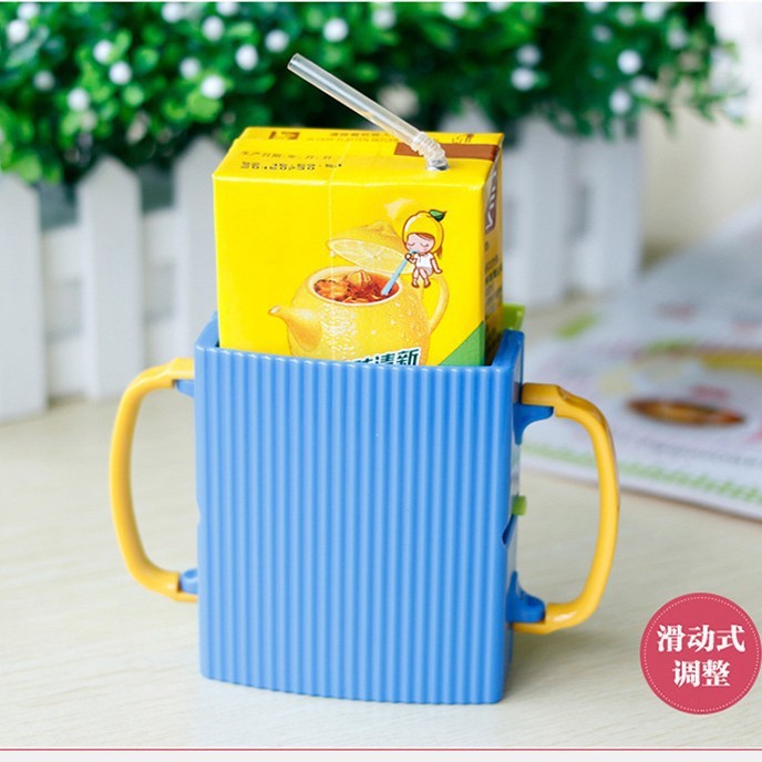 日本輸入inomata子供伸縮カップホルダーに入った飲料カップ牛乳のこぼれ防止カップハンドル付き漏れ防止カップ|undefined