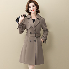 中老年女装春秋装风衣外套长款洋气2025新款40岁50妈妈装时尚大衣