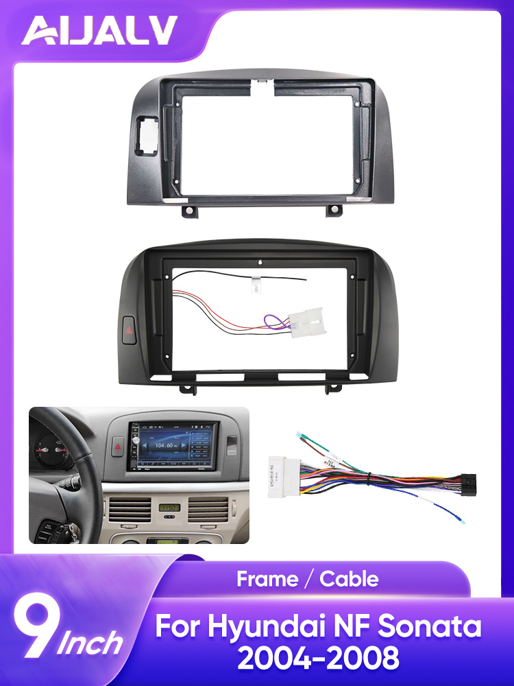 Cross-Border Special Supply Suitable for Hyundai / Yuxiang Navigation Car Frame Android Screen Panel Dvd Frame 04-08