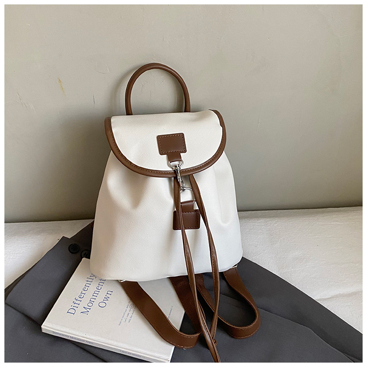 Gran capacidad de viento británico 2025, simple otoño nuevo estilo de textura casual de moda viaje viaje viaje mochila