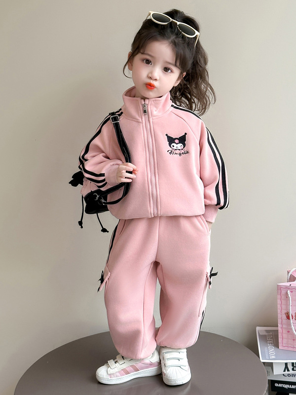 女童秋装运动套装2025新款儿童库洛米衣服宝宝春秋时髦洋气两件套|undefined