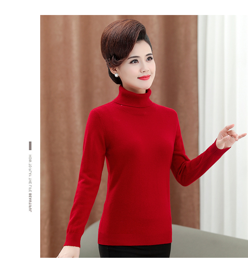 E6017 1250K ÁO LEN NỮ TAIRYA MÙA XUÂN THU ĐÔNG TRUNG NIÊN DÀY ẤM THỜI TRANG NỮ G04 SẢN PHẨM MỚI