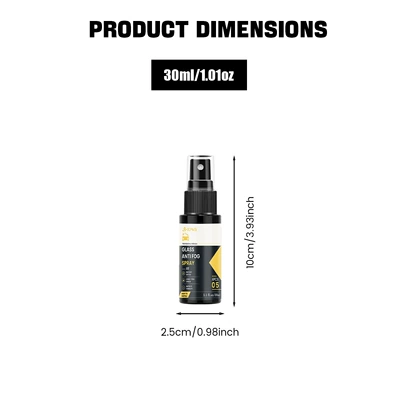 YT105 car glass anti-fog agent is exclusively for cross-border supply, used for rearview mirrors and car window glass to prevent fogging, rain, and water accumulation (Automotive glass defogging agent) - yt105-30ml