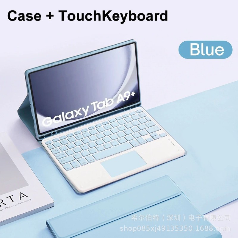 Samsung TabS109FE+Lite タブレット保護ケース A11+ Bluetooth バックライトキーボード磁気レザーケース S11 に適しています。|undefined