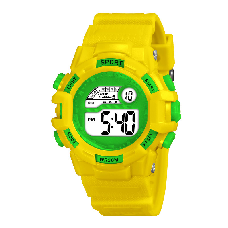 Ventas en caliente para niños y niñas relojes electrónicos cronógrafos estudiantes de primaria y secundaria multifuncional relojes electrónicos deportivos al aire libre fabricante