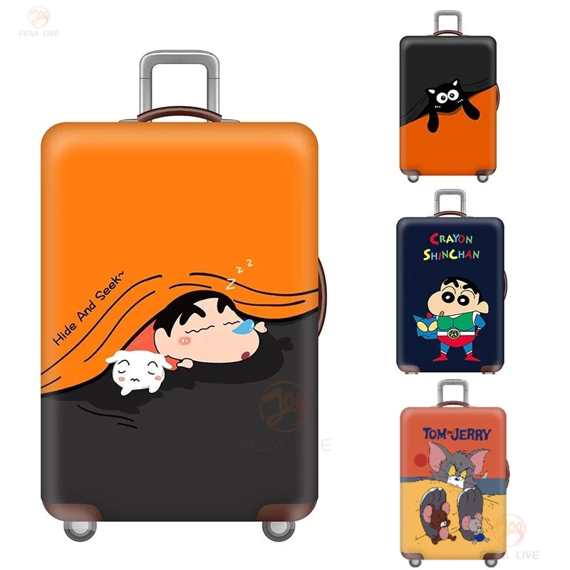Thickened, Wear-Resistant, Dust-Proof, Elastic Suitcase Cover, Travel Suitcase Protective Cover, Suitable for Various Sizes of Suitcases Thickened, Wear-Resistant, Dust-Proof, Elastic Suitcase Cover, Travel Suitcase Protective Cover, Suitable for Various Sizes of Suitcases