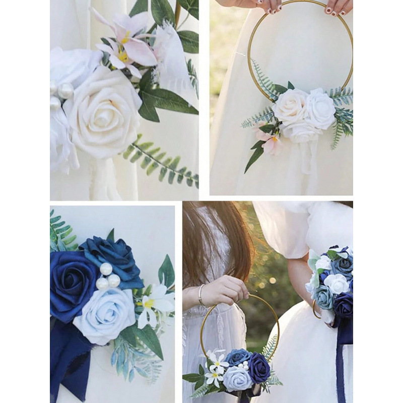Garland transfronteriza para bodas Bridesmaids Holding Silk
