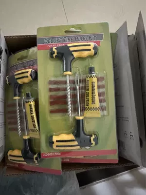 quick repair kit, Other Automotive Safety Supplies - yellow-and-black-4-piece-set-card-packaging