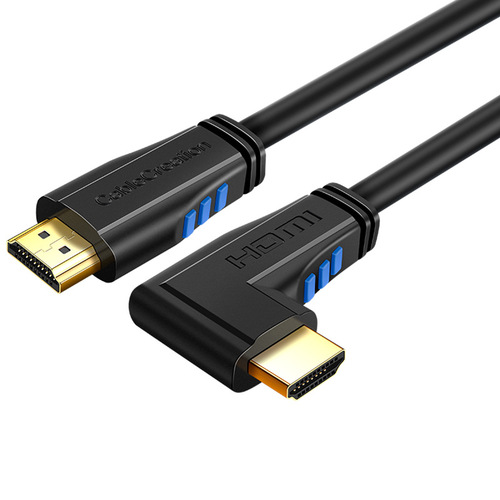 Elbow HDMI cable version 2.0 4K HD suitable for Dell laptop set-top box PS4HDMI HD cable