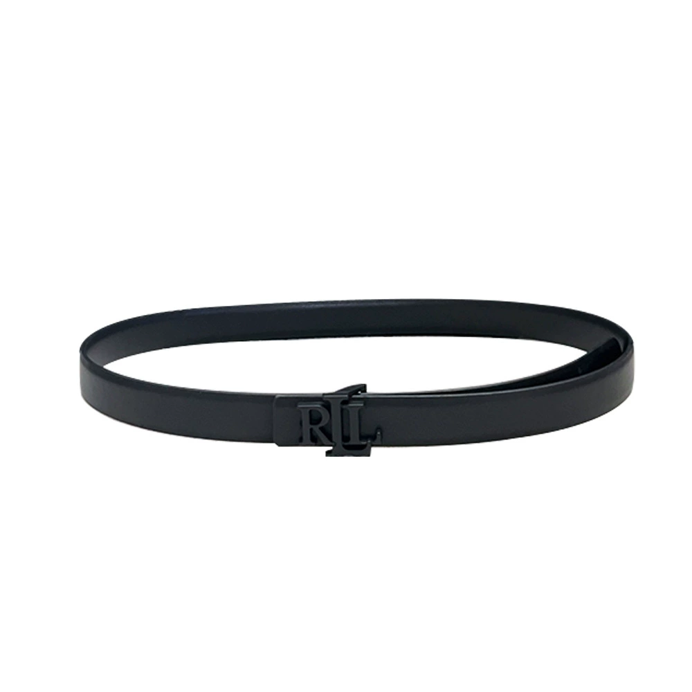 Fashionable universal double-sided belt with letters, European style, 2.5cm