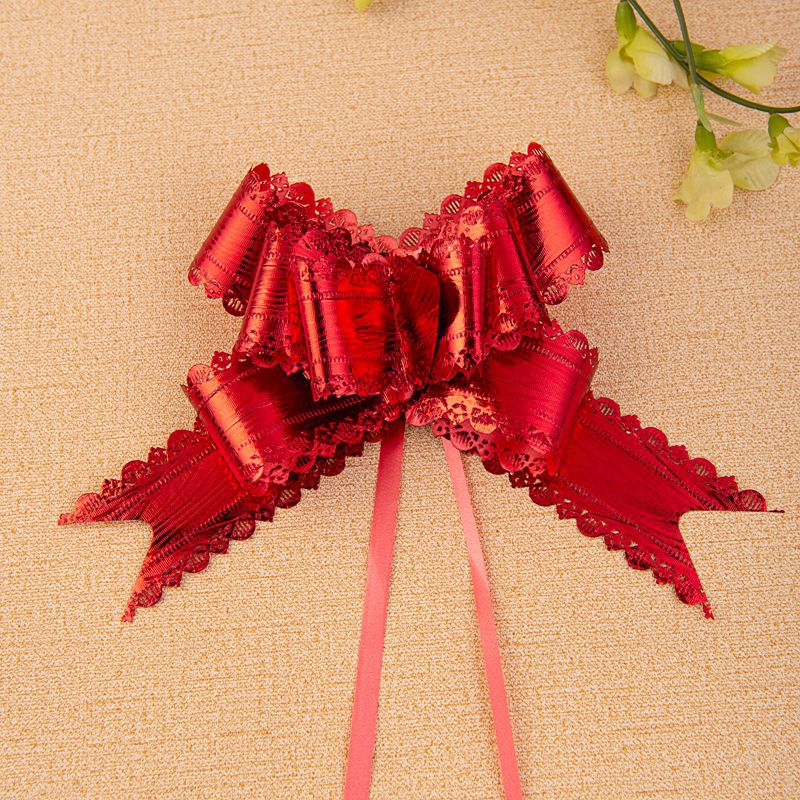 Regalo DE BODA coche mango arco Garland 50 ajuste agua ondulación encaje mano Garland boda habitación boda decoración del coche