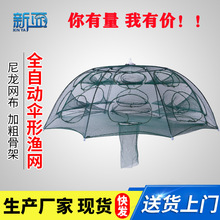 伞网鱼网鱼笼虾笼多规格鱼网搬网折叠渔网龙虾网伞笼渔具厂家批发