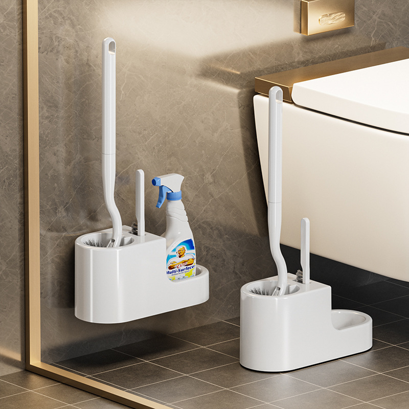 トイレブラシ 家庭用使い捨てパンチフリートイレブラシ 浴室トイレ掃除セット トイレ洗浄|undefined