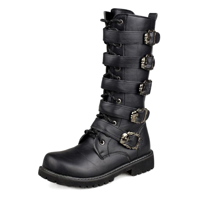 Men's High Boots, Men's Boots, Autumn and Winter Military Boots, Men's Boots, Large Toe Boots, Zipper Boots, Aliexpress Dropshipping Wholesale 555