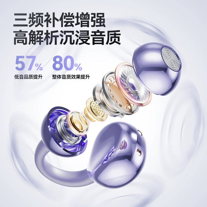 Bluetooth наушники (M91) Zhongke 5656C2, Bluetooth 5.4, функция перевода в реальном времени с поддержкой ИИ, крепление за ухом