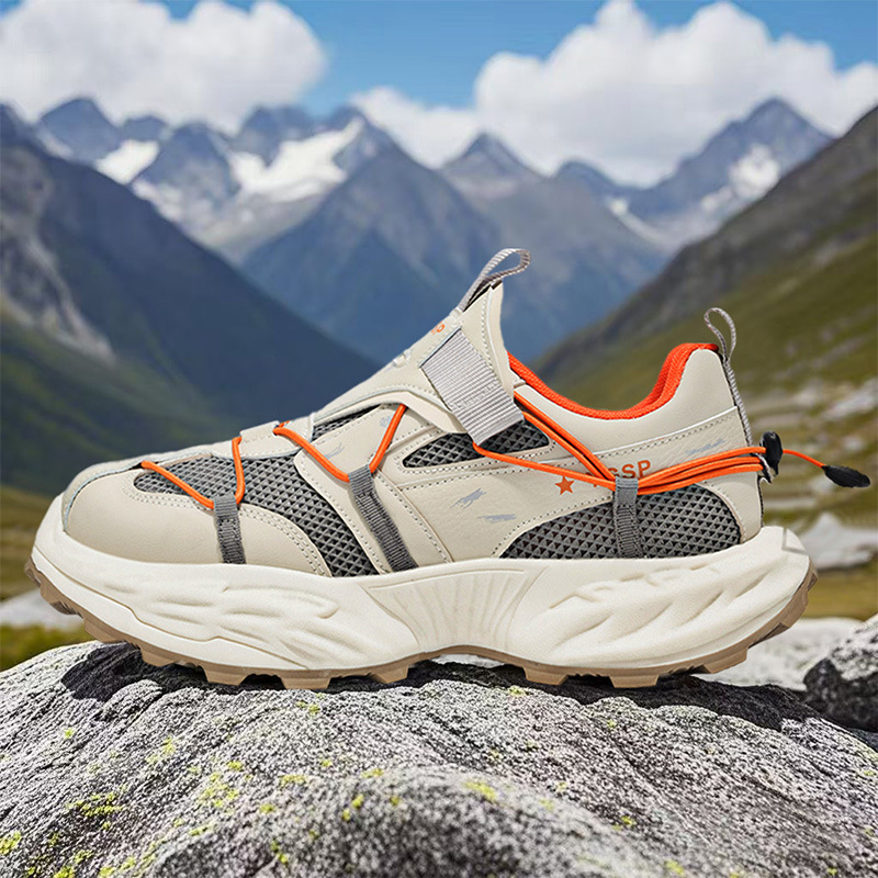 Los zapatos de hombre se pueden usar en todas las estaciones, la nueva tendencia, la punta redonda, todo fósforo, transpirable, sin cordones, plataforma, deportes, ocio, zapatos cómodos para hombre