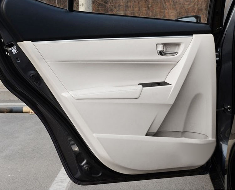 14-18 Lei Ling New Corolla Door Panel Bag Leather Cover Double-hold Door Armrest Wrapping Leather Armrest Leather Cover Renovation