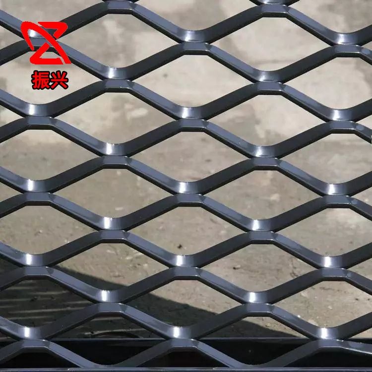 钢板网菱形金属装饰吊顶幕墙钢板拉伸网建筑重型冲孔扩张钢板网卷