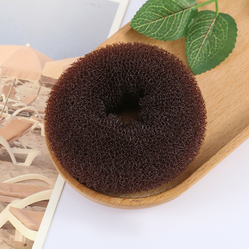Meatball cabeza placa artefacto perezoso tejer donut pelo encaje francés simple bandeja esponjosa al por mayor
