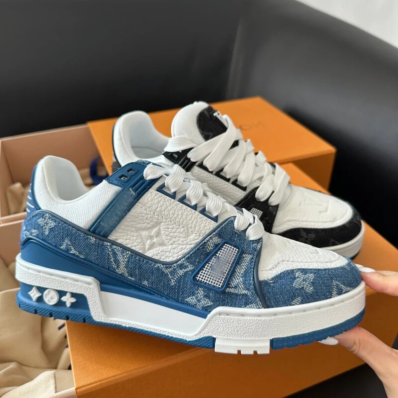 Putian Lujia 2025 New High Version Full Set of Packaging Lujia Sports Shoes Breathable Casual Couple Thick-Soled Running Shoes