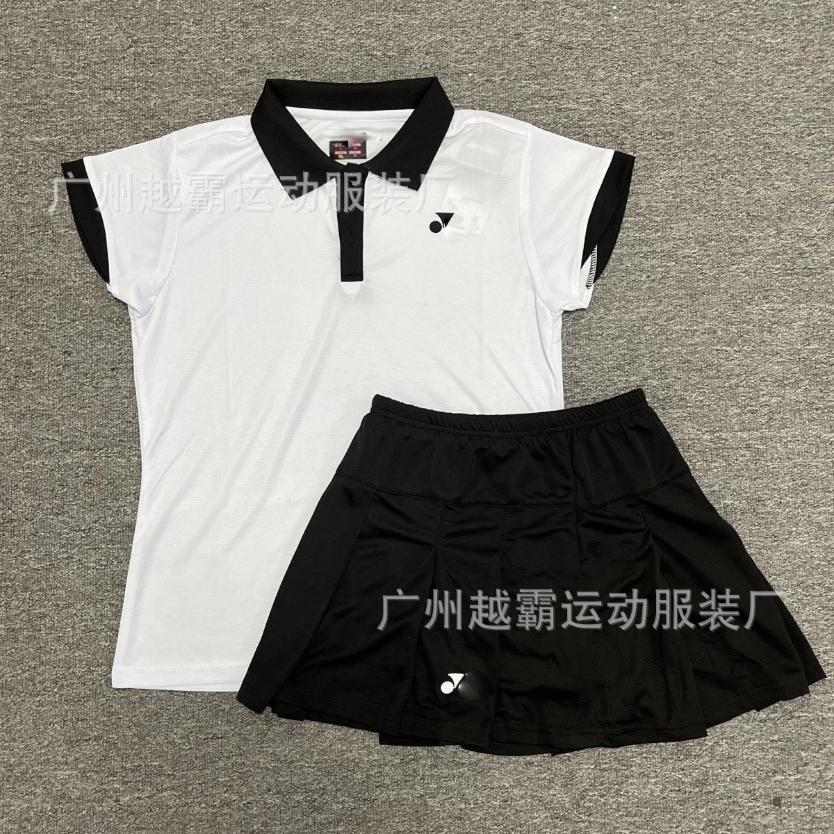 New Badminton Suit for Women Summer Quick-Drying Breathable Small Flying Sleeves Tennis Table Tennis Sports Competition Team Uniform
