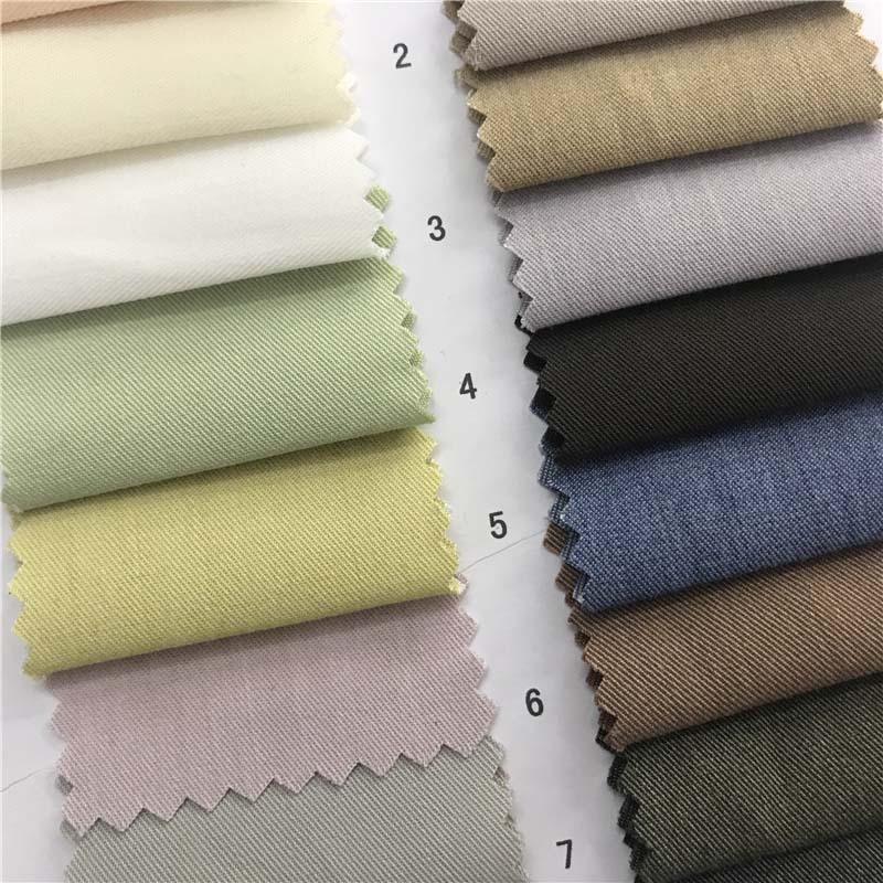 TR斜纹四面弹面料86个颜色现货供应 上衣裙子套装面料 M801015