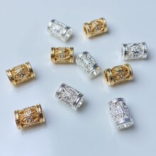 14K����ɫ΢��ʯ�U���۾�Ͱ�����diy�ֹ��������ɢ�����