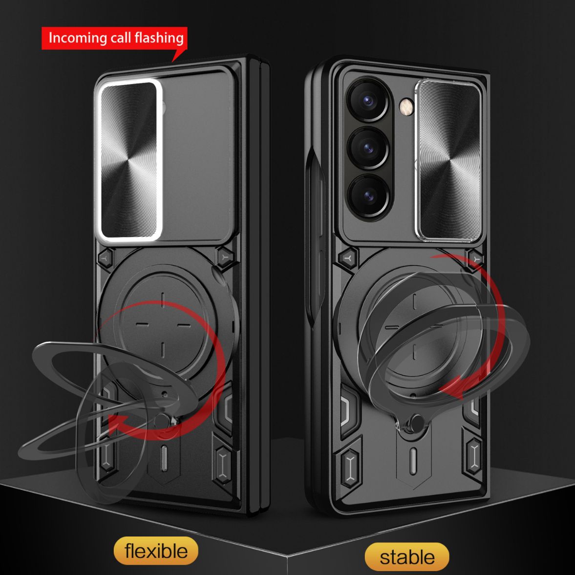 Cover magnetica per samsung z fold 5 con supporto a scomparsa_voghion.com