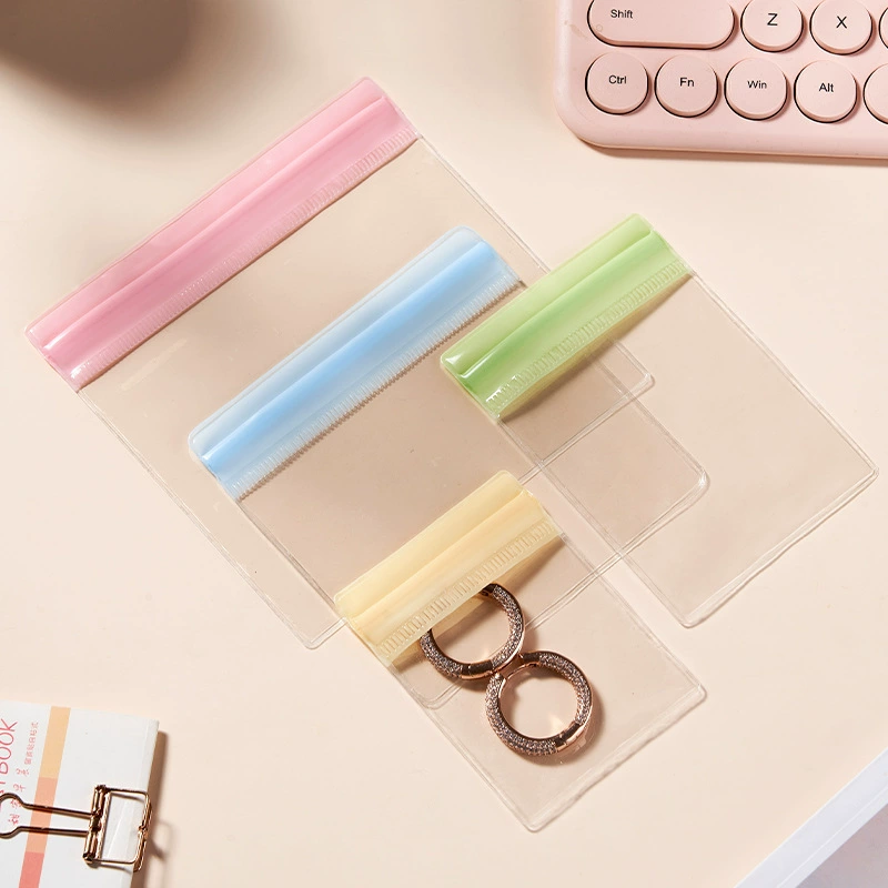 Цветной ПВХ ювелирные изделия уплотнительный мешок серьги ювелирные украшения хранения карманы прозрачный антиокислительный водонепроницаемый мешок самозапечатывания