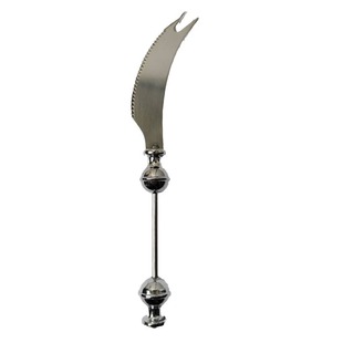 in stock wholesale diy beaded cheese knife stainless steel tableware cheese knife with teeth western knife butter knife steak knife