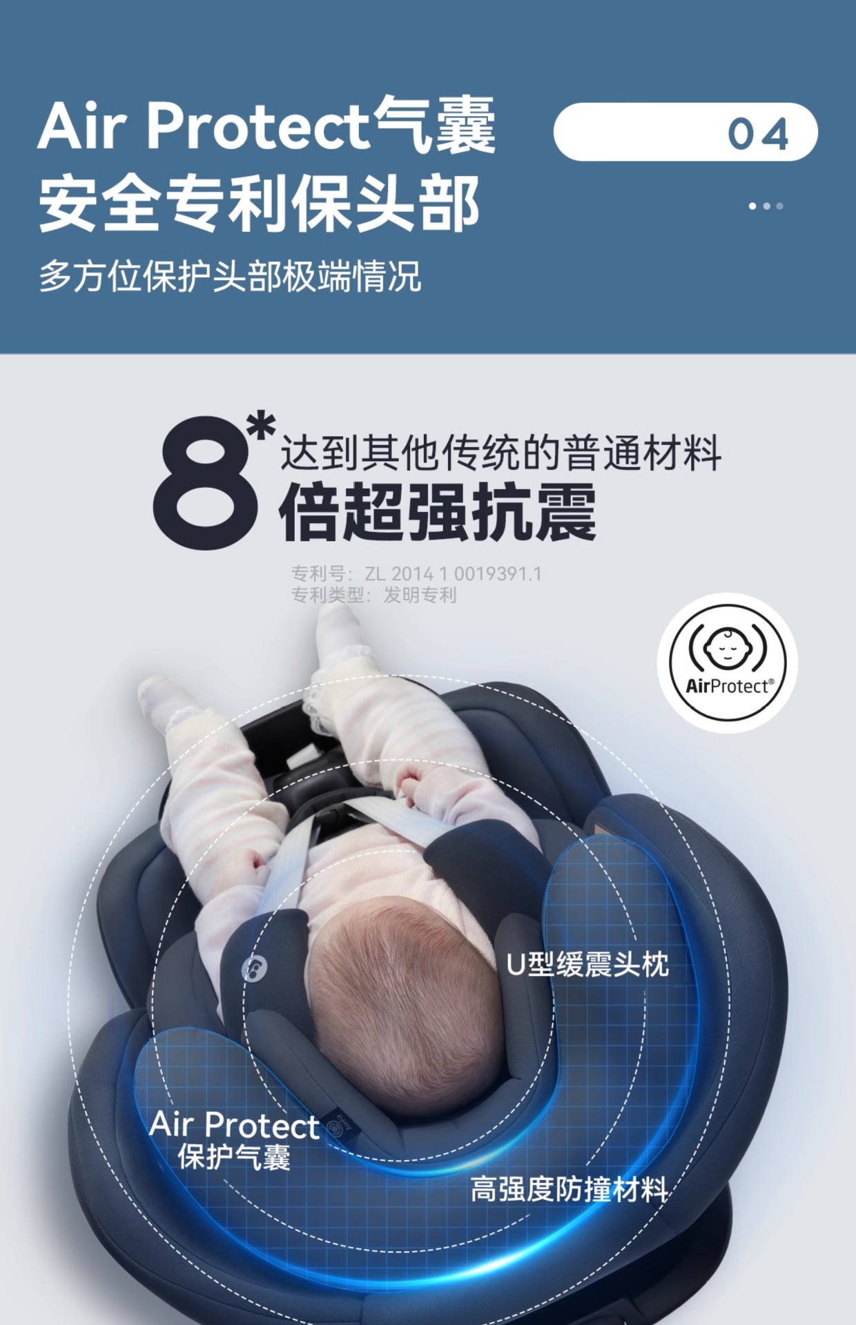 [Brand Source] Maxicosi Mica360Pro Child Safety Seat for Newborns 0-4 Years Old
