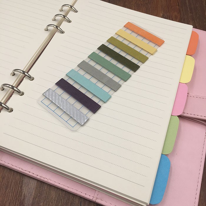 Manufacturer Wholesale Tape Dispensing Board 5*15cm Rounded Corner Washi Tape Dispensing Sheet Matte Thickened 60 Silk