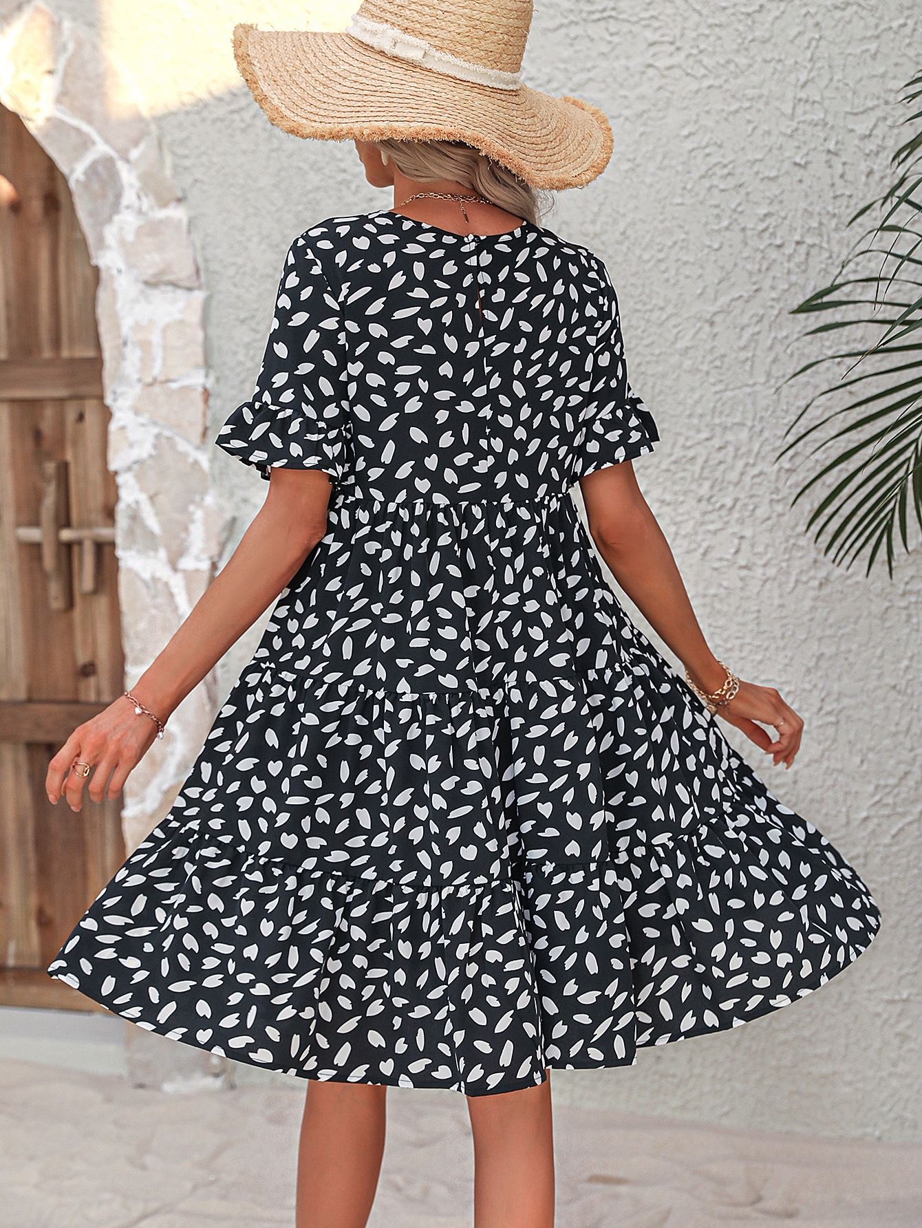 Vêtement femme à manches courtes