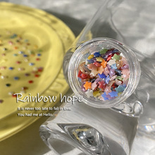 糖果色釉面陶瓷美甲贴片日系甜美风DIY穿戴甲材料手工饰品配件