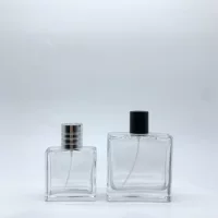 Квадратный флакон для духов, байонетный стеклянный флакон, в том же стиле, большой брендовый образец флакона для духов, портативный высококачественный пустой флакон, готовый к продаже