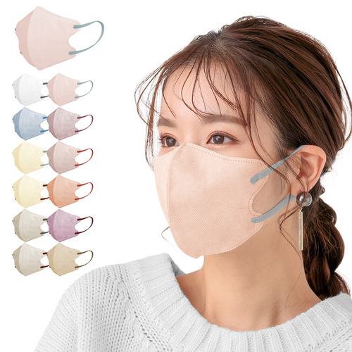 Spring sunscreen 3D three-dimensional disposable all-Japanese thin high-value girls' contrasting color ear straps and high-value
