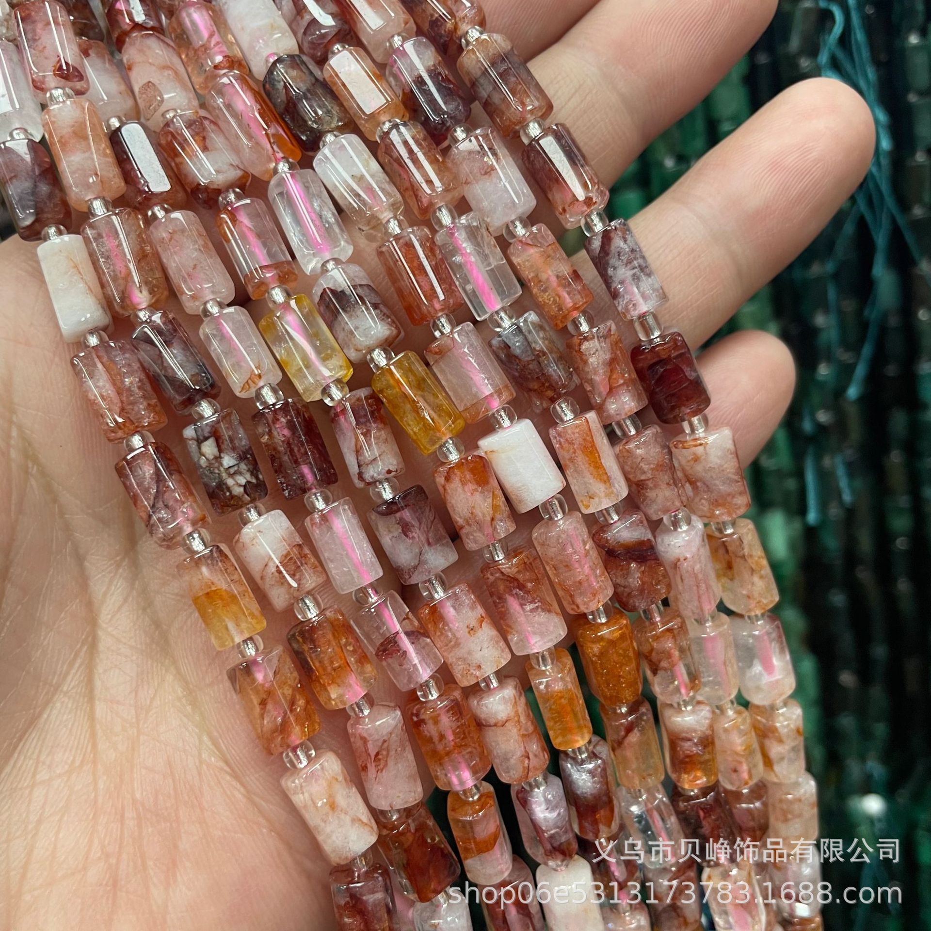 8x 11mm pillar natural stone cut round tube beads loose beads diy jewelry accessories cylindrical spacer beads wholesale