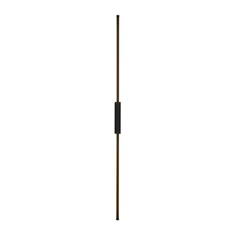 Lámpara de pared larga minimalista sala de estar TV de fondo pared lámpara de cabecera moderna minimalista viento transfronterizo explosivo Zhongshan lámparas