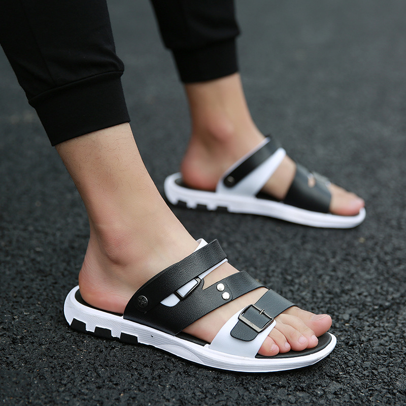 New fashion trend men’s sandals and slip...