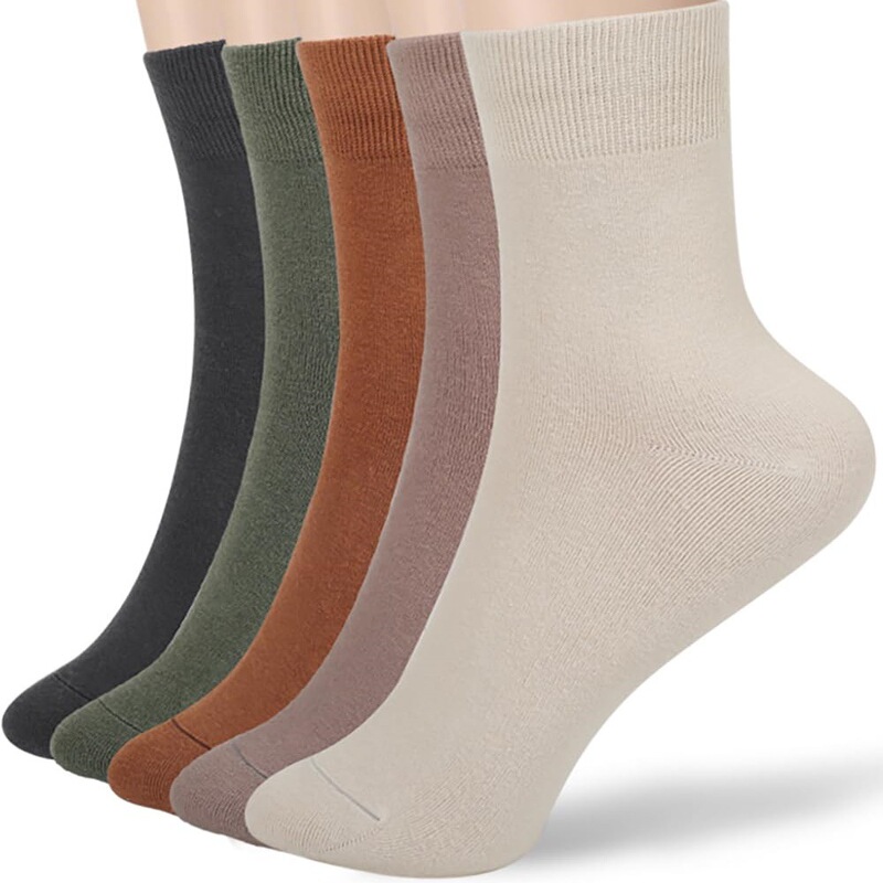 Women's Cotton Socks Soft Cotton Booties Socks Ankle Above Boat Socks Comfortable Breathable Hiking Running Learning Work Socks