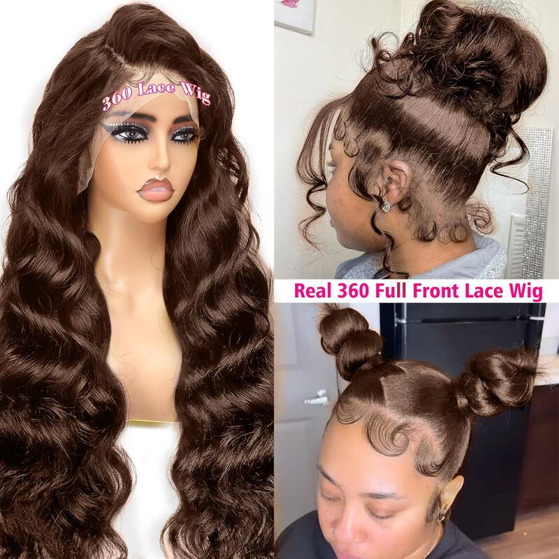 360 Full Lace Wig Human Hair Fish Line 360 Lace Front Wig Factory Direct Supply in Stock for Europe and America Cross-Border