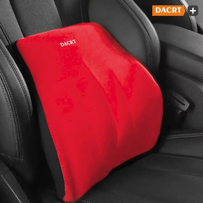 Waist support, Car Headrest Waist Shoulder Pillow - red-lumbar-support