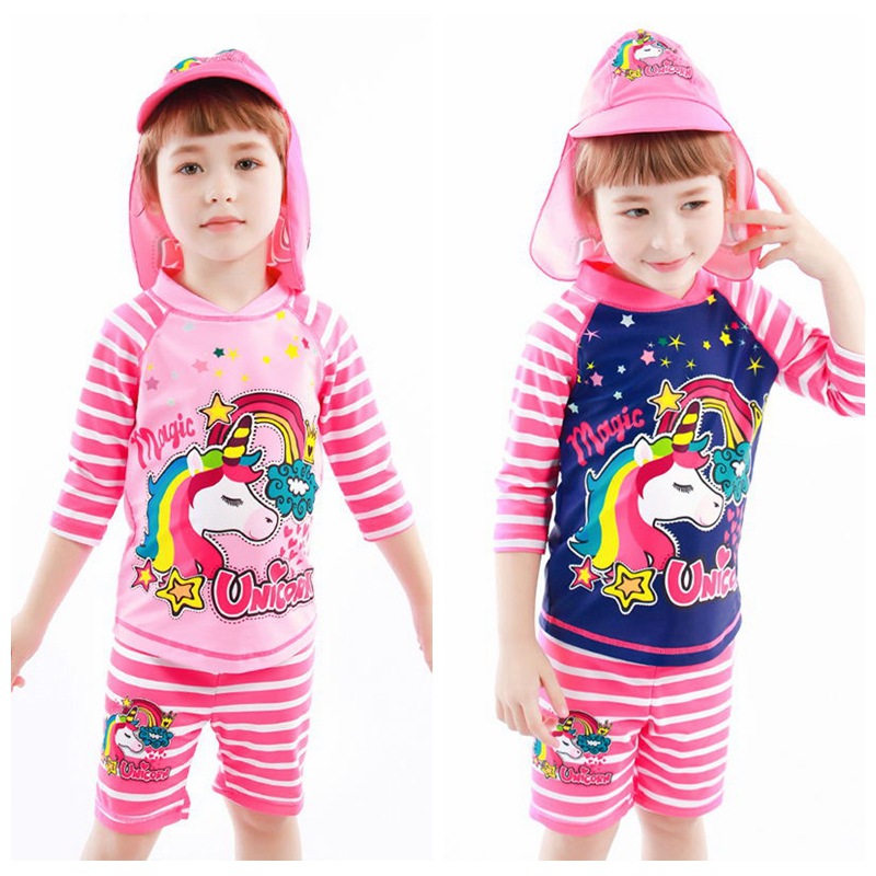 Children's cartoon elastic swimwear