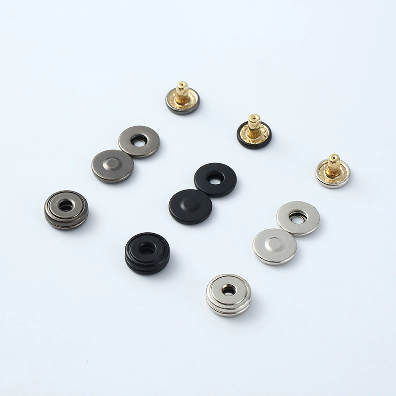 Магнитная четырехкнопочная трехкомпонентная моющаяся одежда без шитья, сильная магнитная присоска, металлическая магнитная кнопка из нержавеющей стали, оптовая продажа