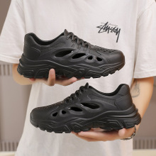 老爹鞋洞洞鞋男式凉鞋跨境大码户外运动欧美夏季新款女情侣涉水鞋