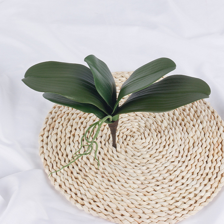 Simulation Phalaenopsis leaf flower arrangement decoration fake Phalaenopsis leaf simulation Phalaenopsis Leaf Wholesale simulation green leaf