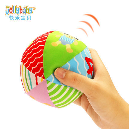 Baby vision training to chase the red ball 0-1 year old baby ball toys early education ball hand to catch the ball