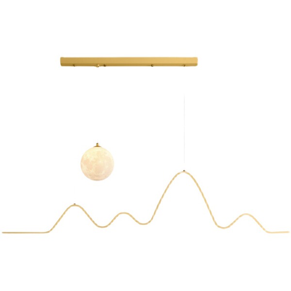 Minimalistic ceiling lamp for living room