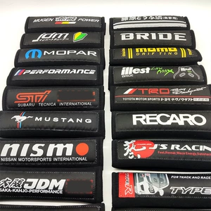 JDM TRD Fujiwara MOMO Pambıq Avtomobil Təhlükəsizlik Kəməri Çiyin Pedi Cütü
