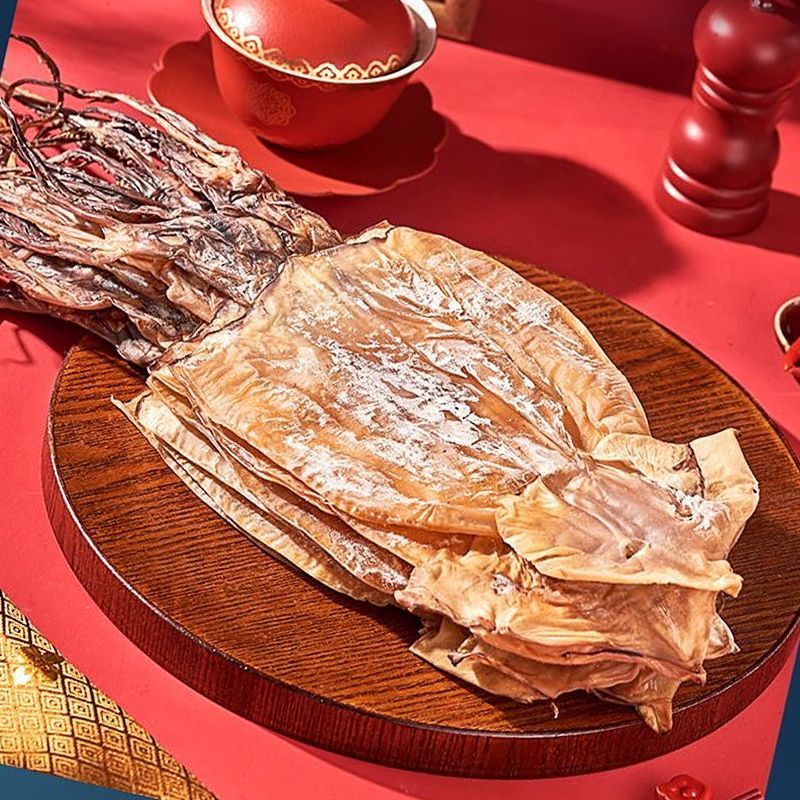 Dried Squid Tentacles You Xu 500g Lightly Dried No Salt Added Seafood for Grilling and Home Cooking in use